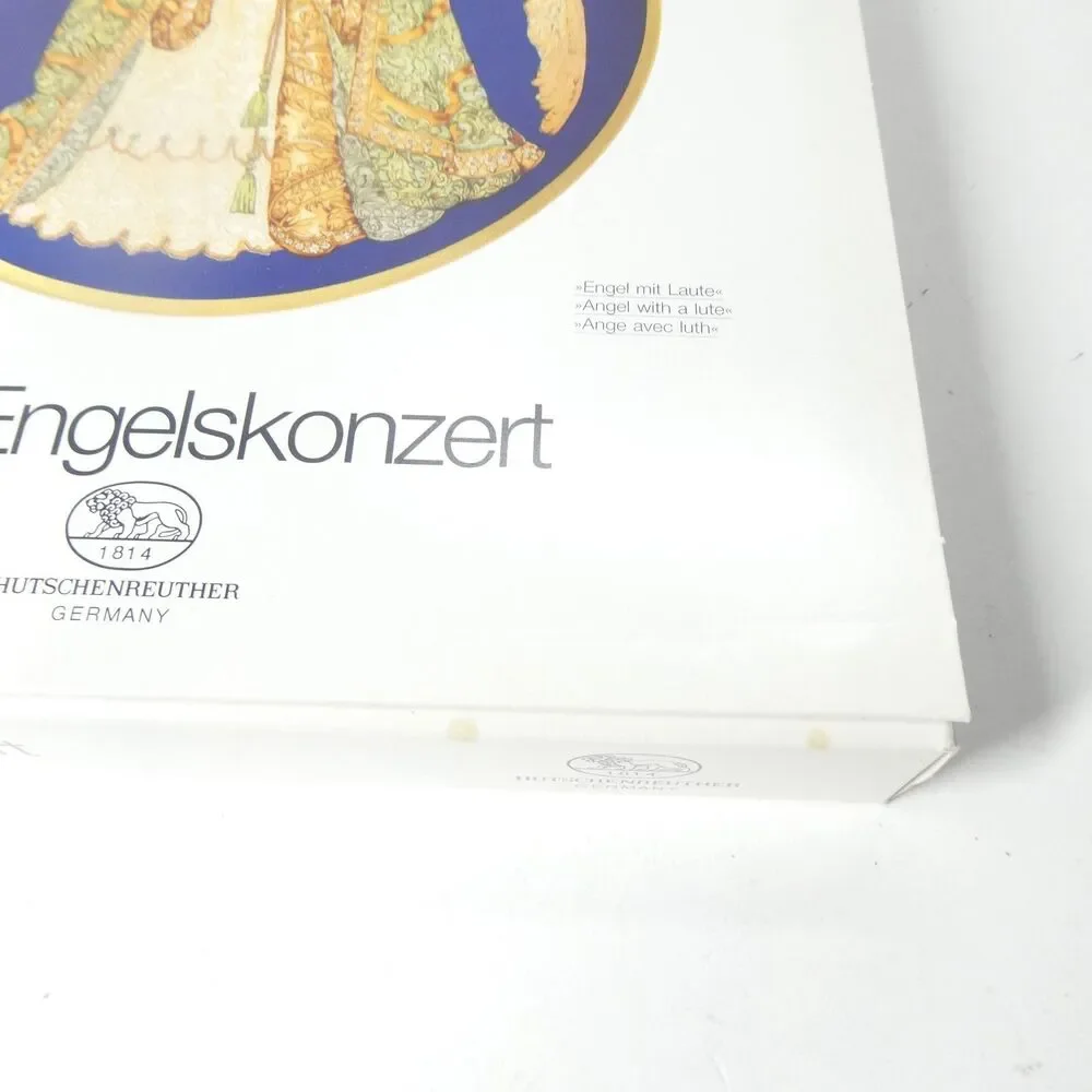 Das Engelskonzert Angel With A Lute Plate - Hutschenreuther Germany Hallett